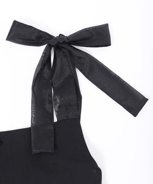 シフォンリボンワンピース