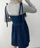 デニムビスチェミニワンピース