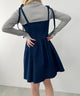 デニムビスチェミニワンピース