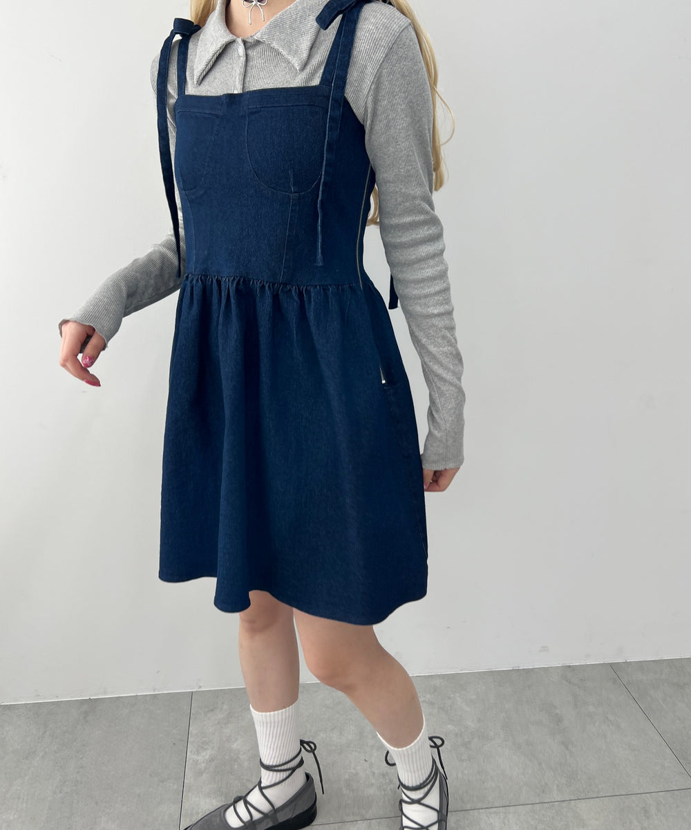 ホワイト モデル：160㎝ F着用