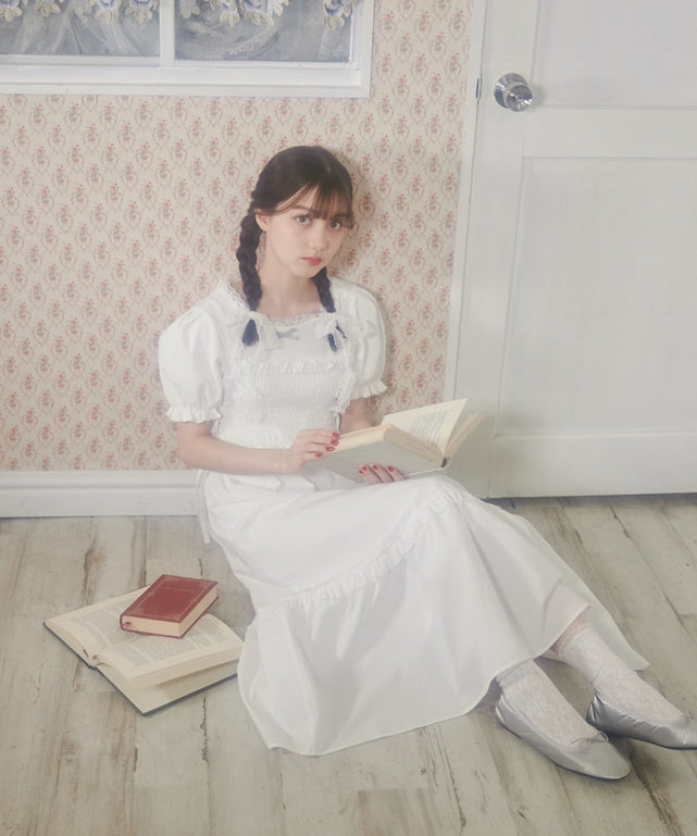 パフスリーブコンパクトリブトップス