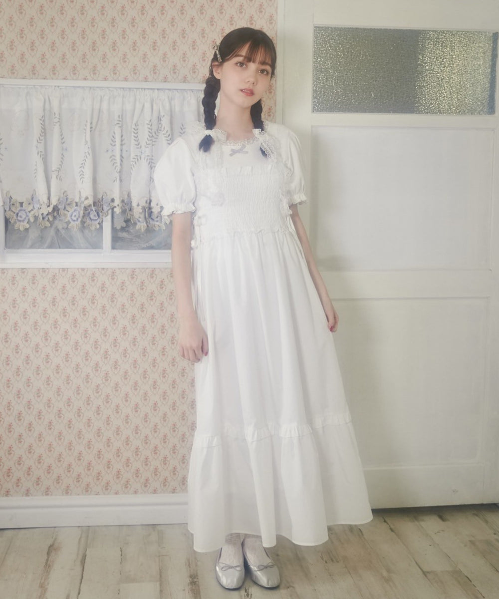 パフスリーブコンパクトリブトップス