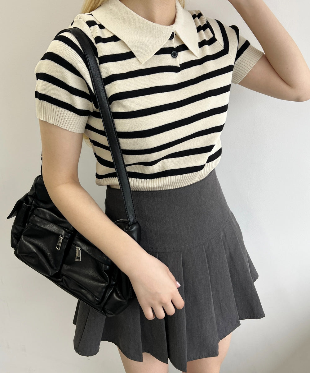 ベージュ モデル：160㎝ F着用