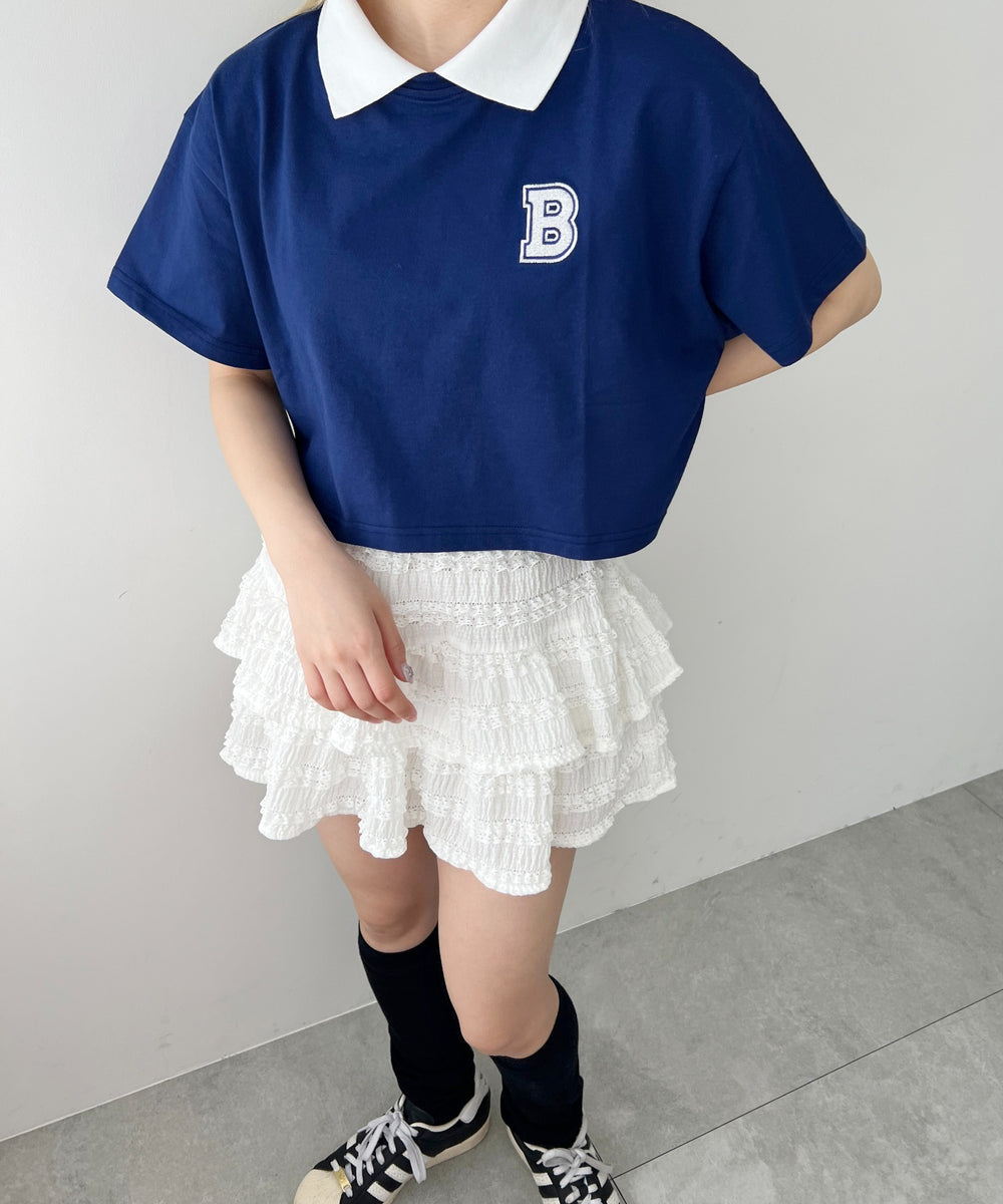 BワンポイントショートTシャツ