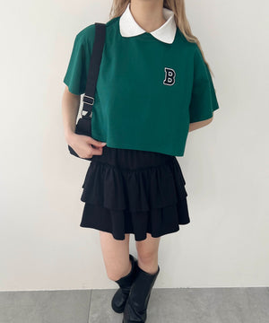 BワンポイントショートTシャツ