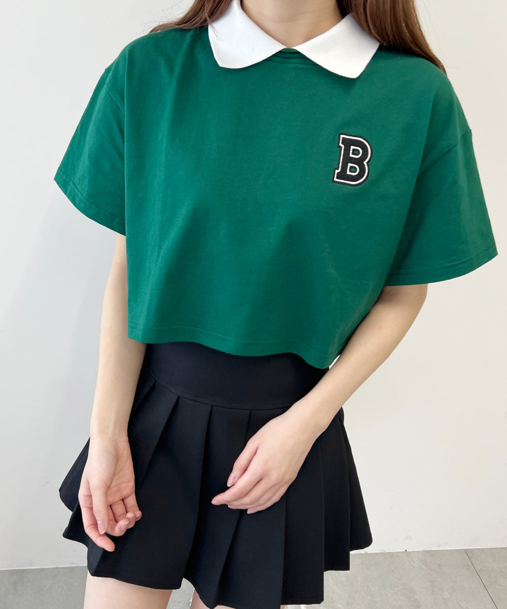 BワンポイントショートTシャツ