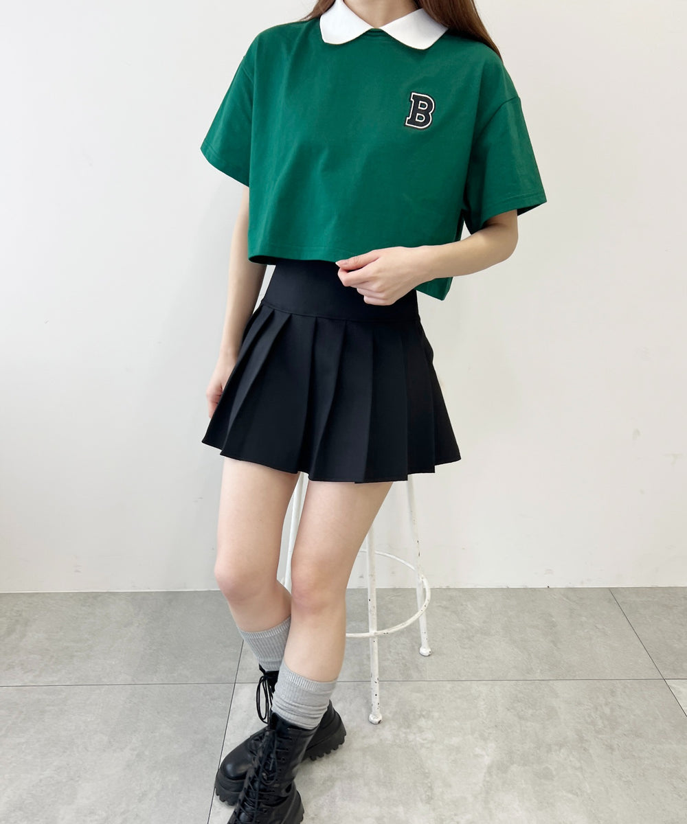 BワンポイントショートTシャツ