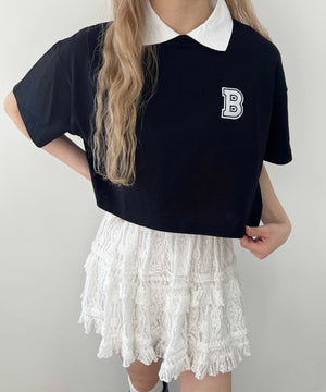 BワンポイントショートTシャツ