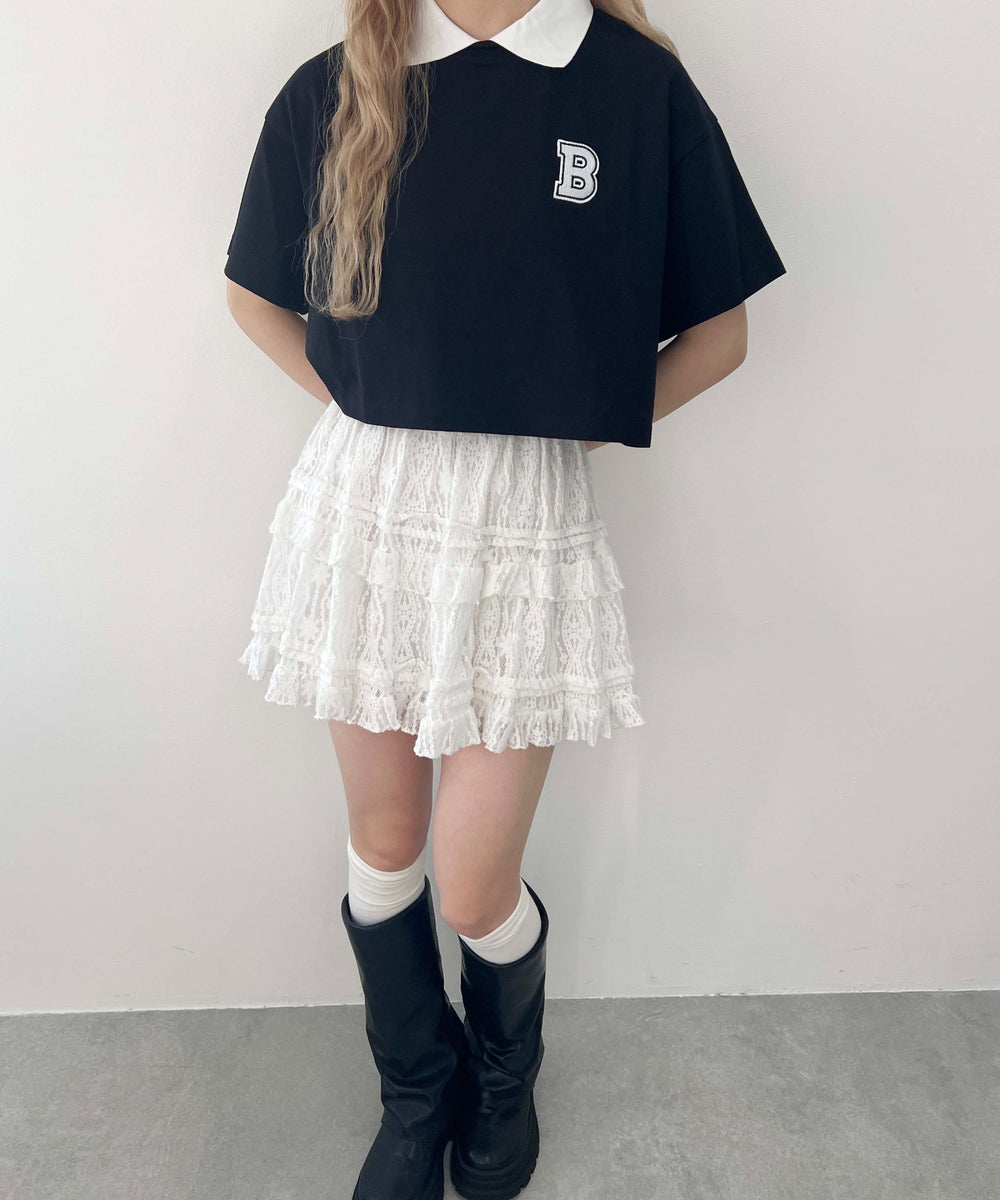 BワンポイントショートTシャツ