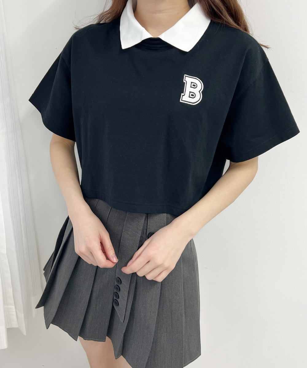 BワンポイントショートTシャツ