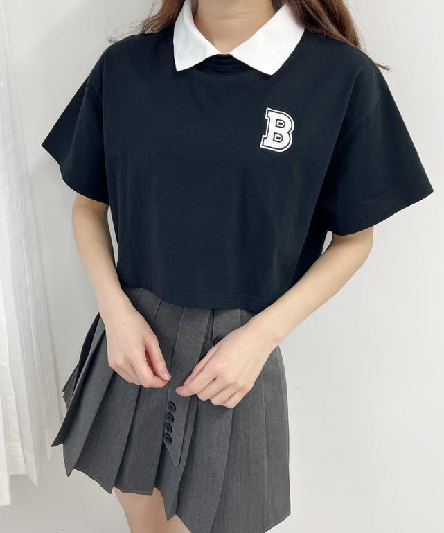 BワンポイントショートTシャツ