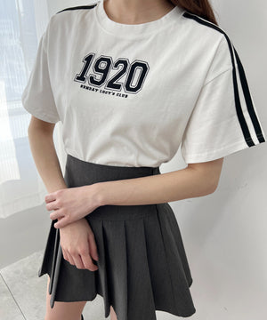 2ラインショートTシャツ