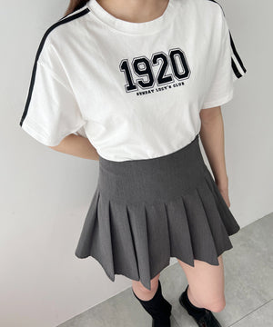 2ラインショートTシャツ