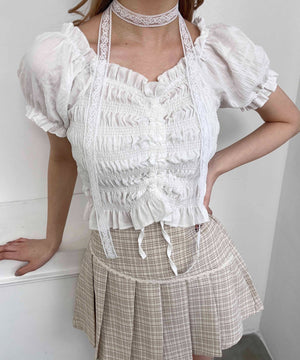 ホワイト モデル：160㎝ F着用