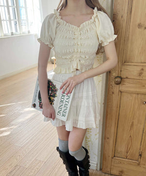 ホワイトアイボリー モデル：160㎝ F着用