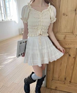 ホワイトアイボリー モデル：160㎝ F着用