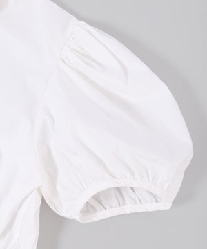 リボンドロストブラウス