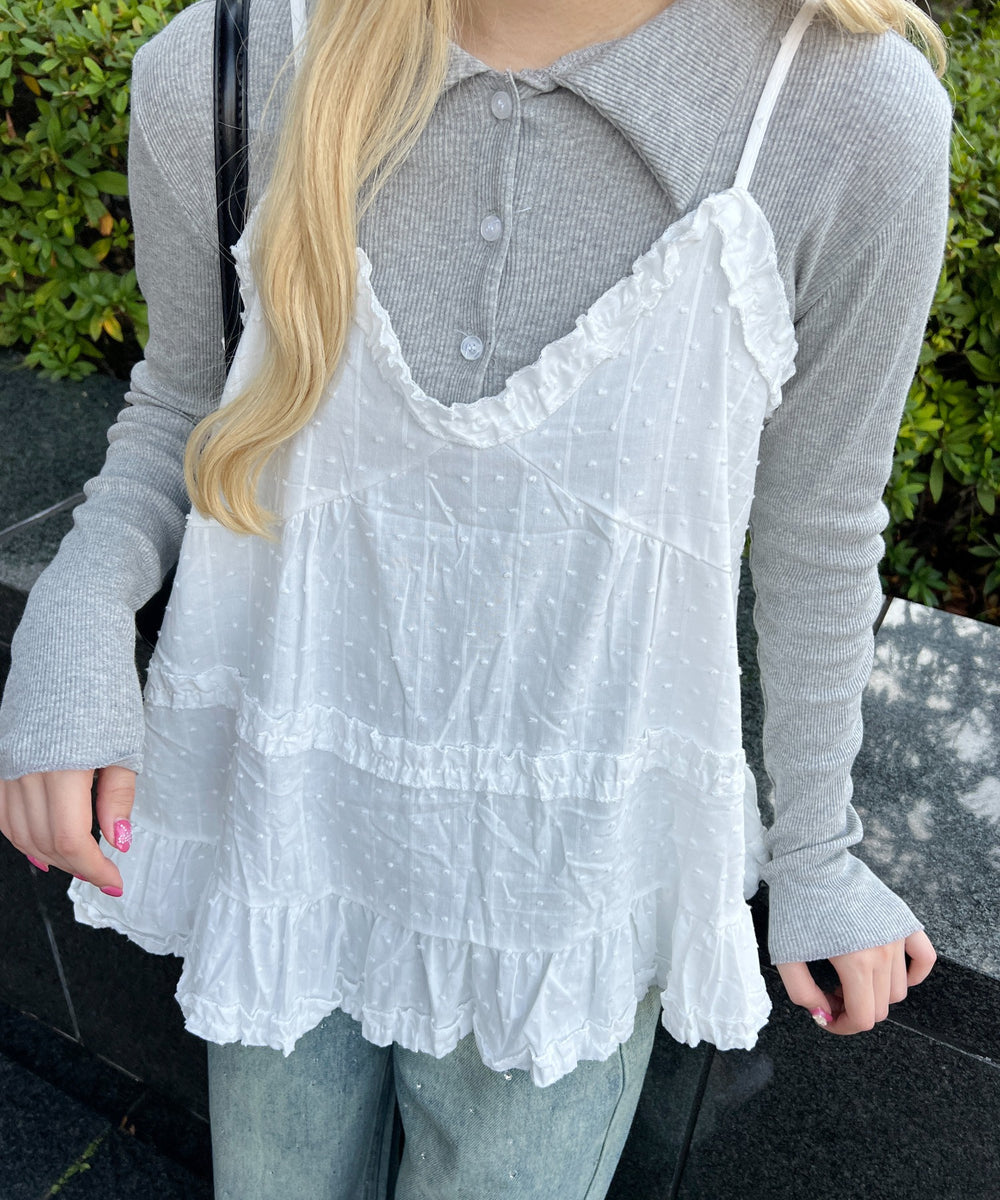 ホワイト モデル：160㎝ F着用