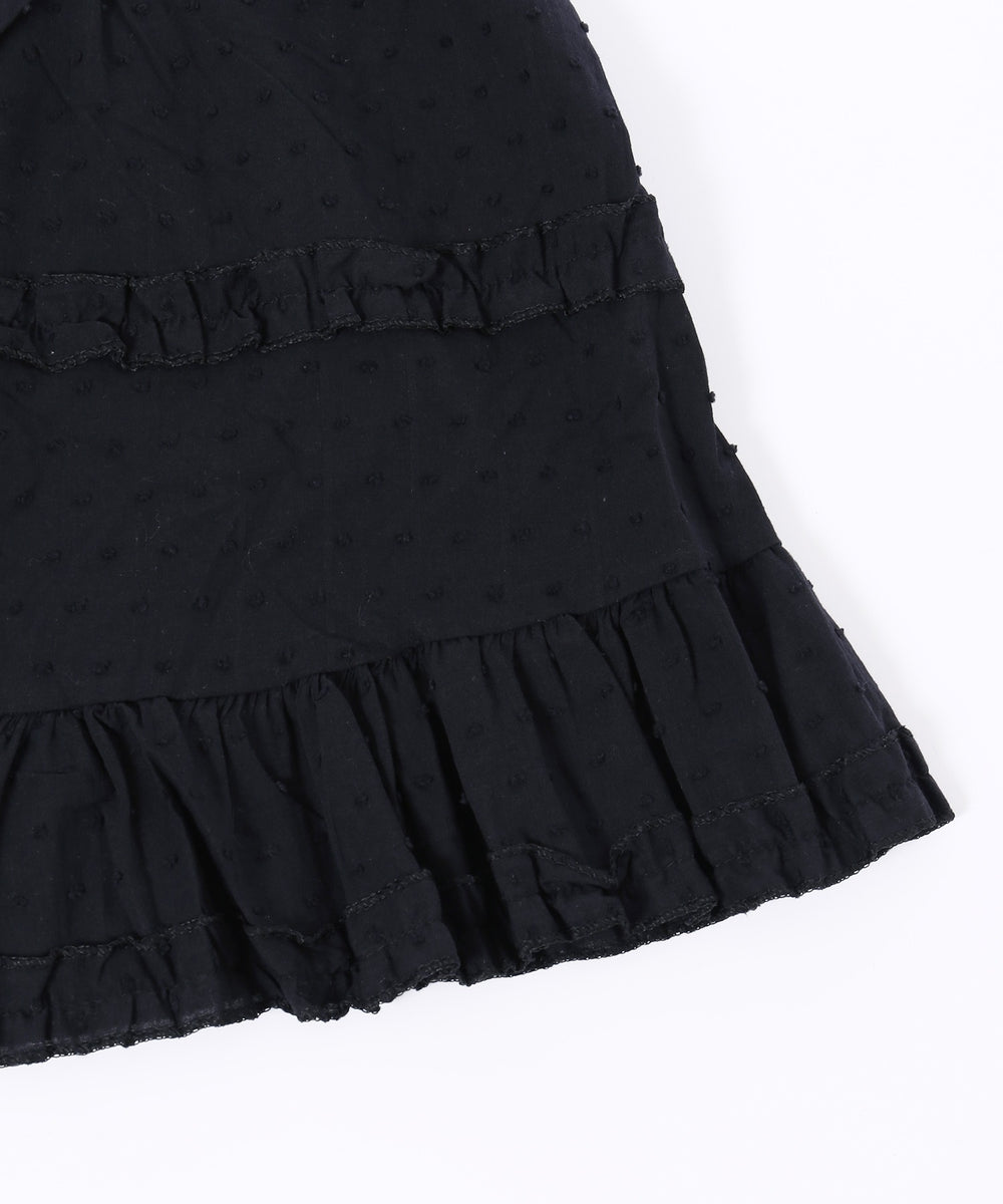 コットンレースフリルキャミ