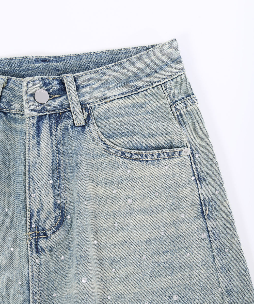 ランダムビジューデニム