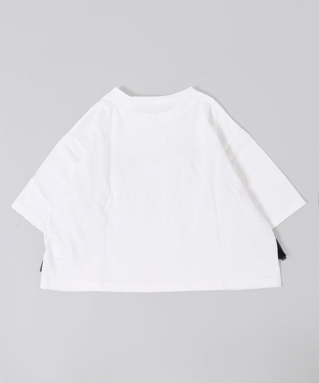 チュールフリルドッキングTシャツ
