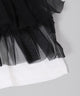 チュールフリルドッキングTシャツ