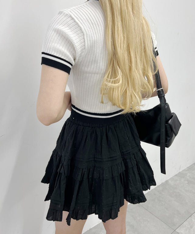 ラインコンパクトニット