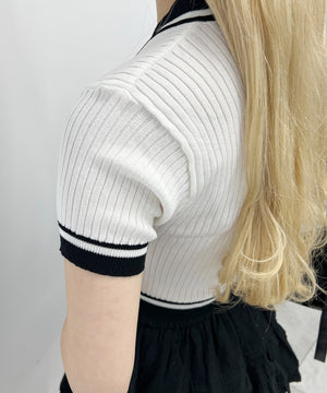 ラインコンパクトニット