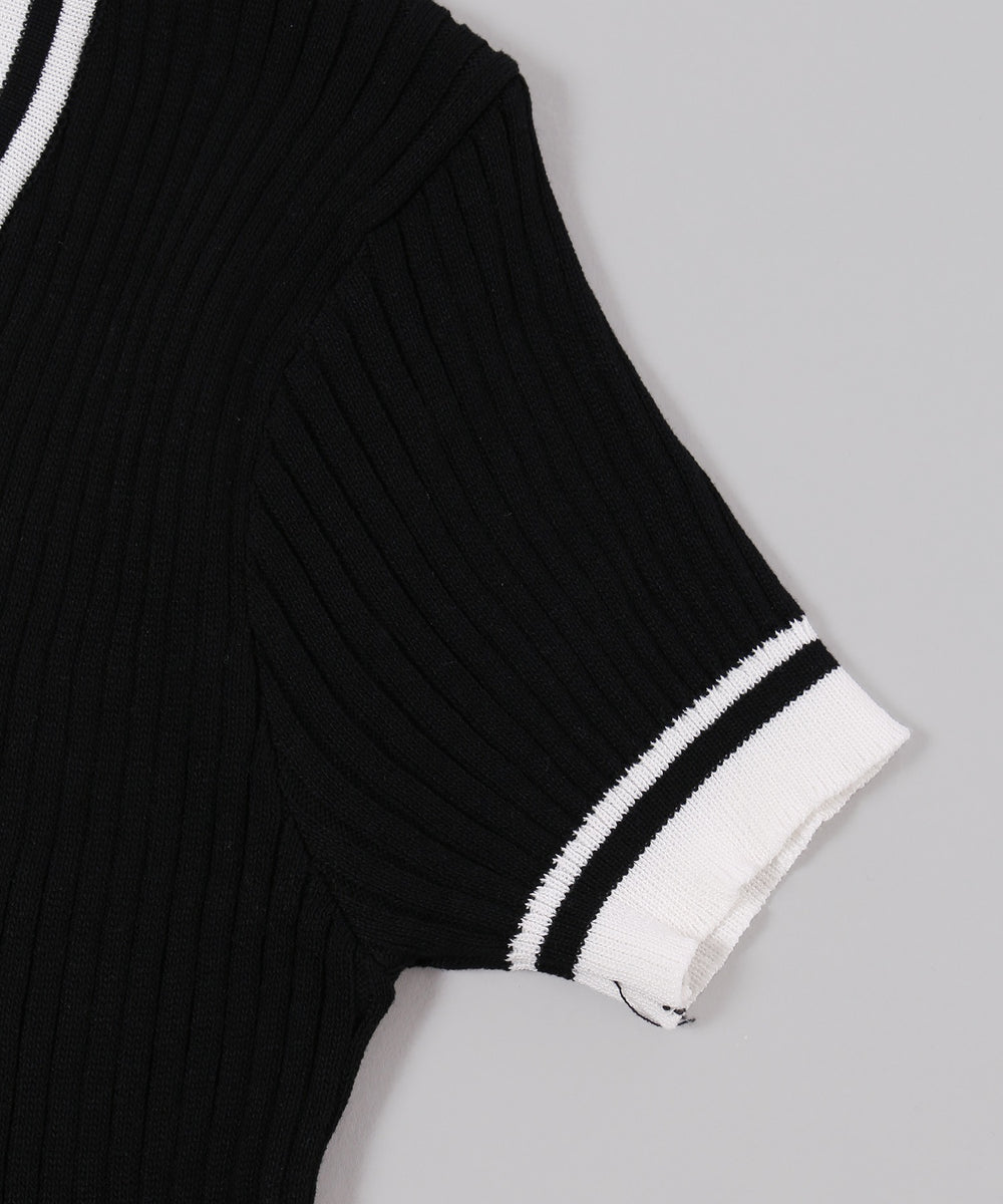 ラインコンパクトニット