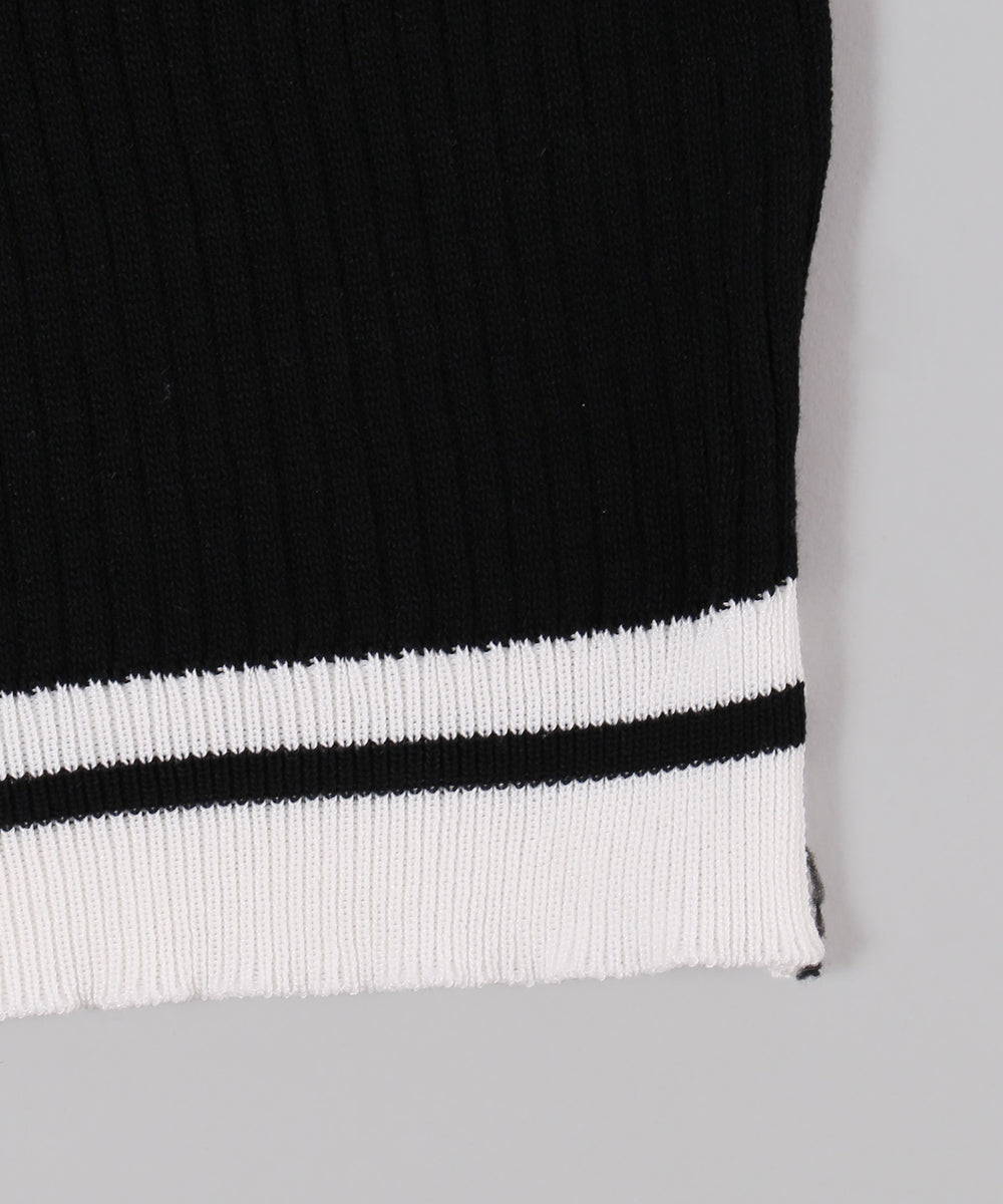 ラインコンパクトニット