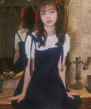 バックオープンリボンケーブルニット