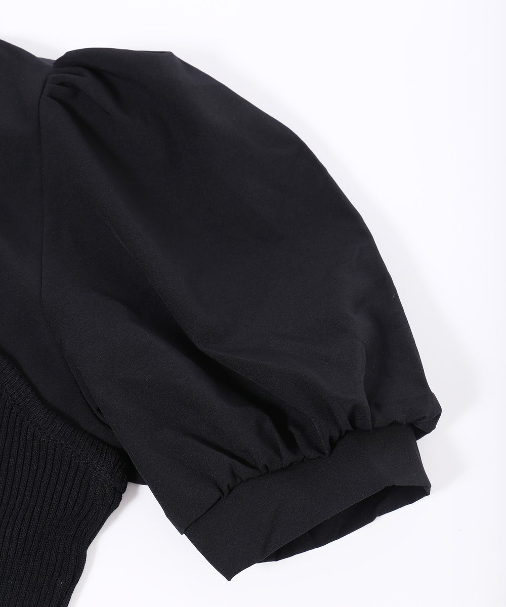 ビスチェデザイン半袖ブラウス