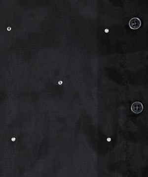 ビジューポイントシアーシャツ