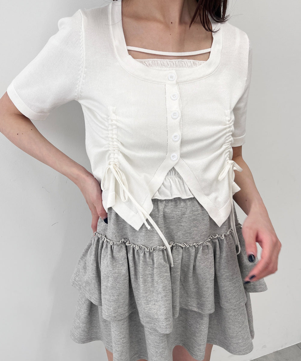 ホワイト モデル：158 ㎝ F着用