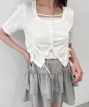 ホワイト モデル：158 ㎝ F着用