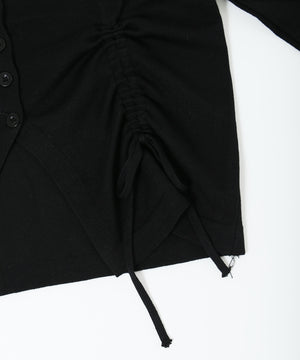 サイドドロスト半袖トップス