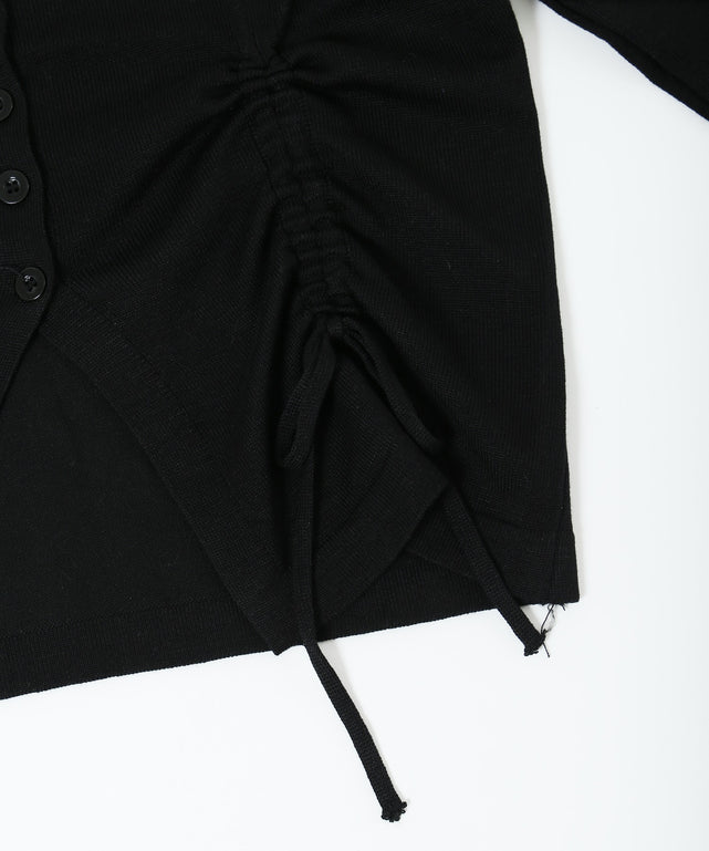 サイドドロスト半袖トップス