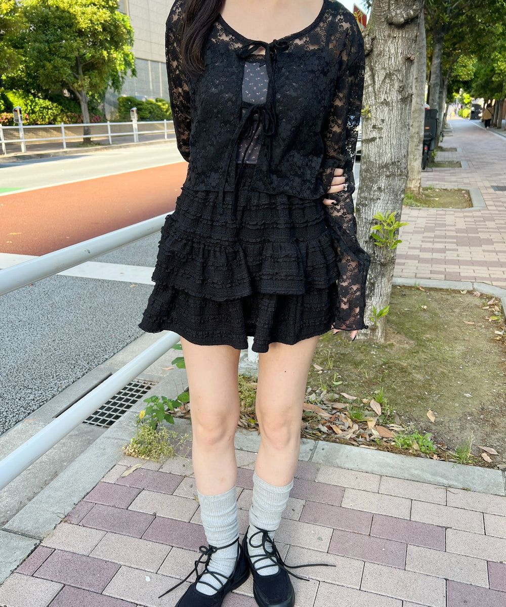 花柄カップインキャミソール