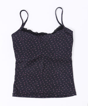 花柄カップインキャミソール