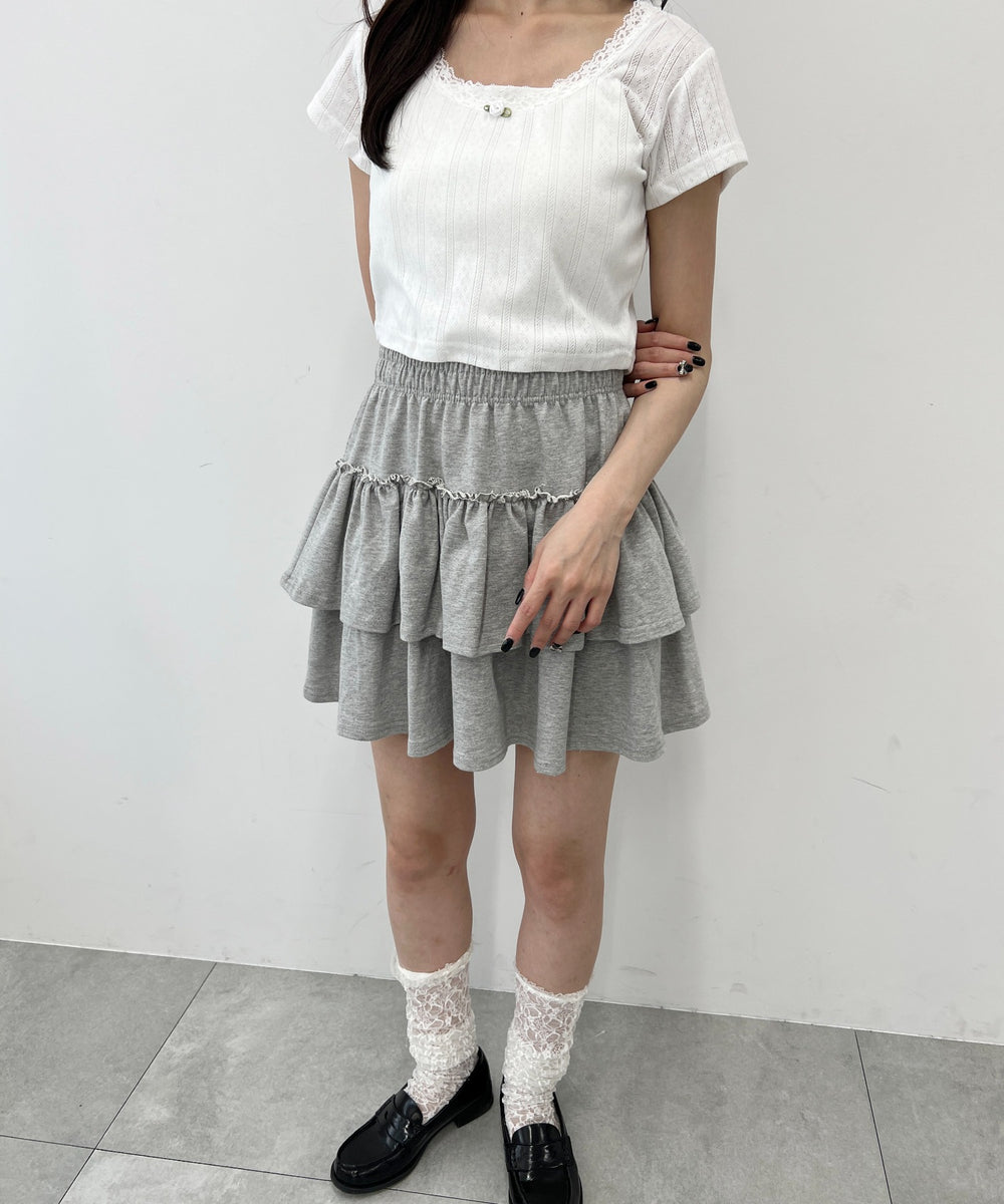 バラポイントコンパクトTシャツ