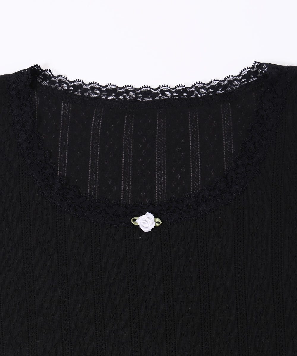 バラポイントコンパクトTシャツ