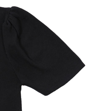 ラウンドカットパフスリーブトップス