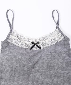 リボンデザインカップインキャミソール