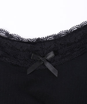 リボンデザインカップインキャミソール