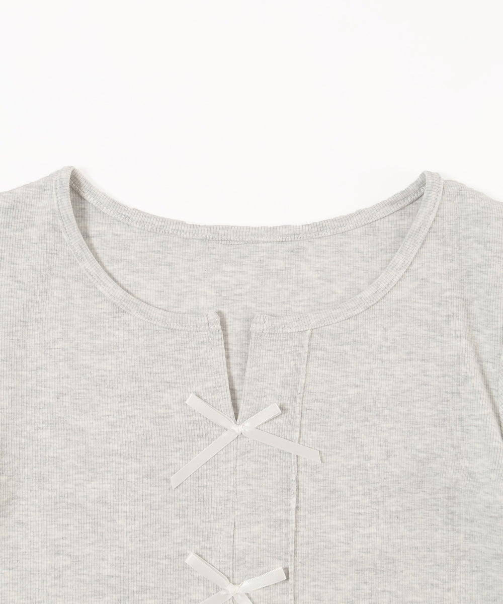 3リボンTシャツ
