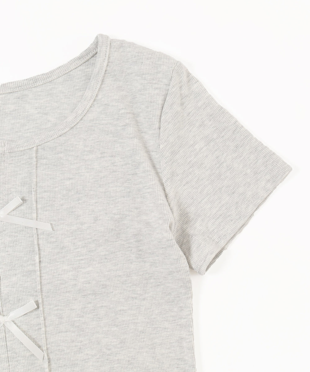 3リボンTシャツ