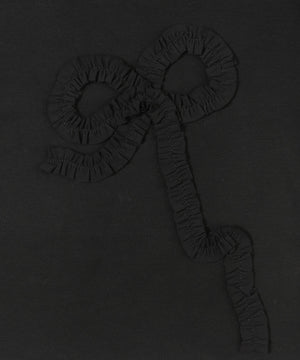 ギャザーリボンモチーフTシャツ