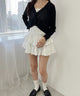 ウエストシャーリングミニスカート