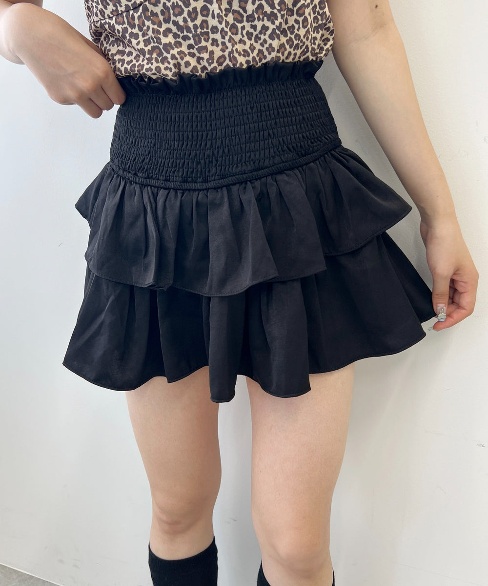 ウエストシャーリングミニスカート
