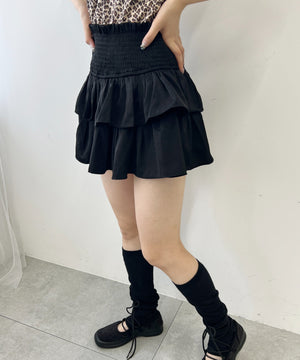 ウエストシャーリングミニスカート